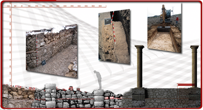 <Ejemplo ecavaciones arqueológicas y montaje 3D>